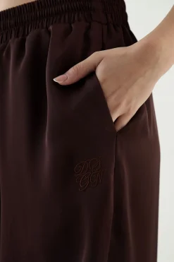Pantalon Large En Satin Dsgn Studio