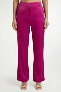 Wallis Pantalon Large En Satin Petite Taille Ensemble Coordonné<Femme Pantalons|Satin Et Dentelle