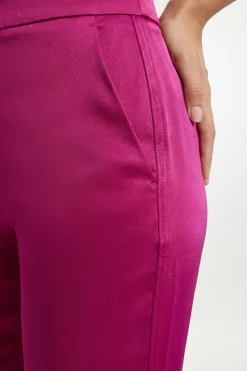 Wallis Pantalon Large En Satin Petite Taille Ensemble Coordonné<Femme Pantalons|Satin Et Dentelle