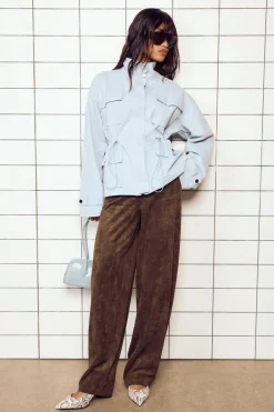 Pantalon Large En Synthétique