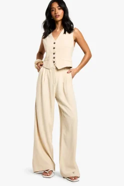 Pantalon Large Essentiel Aspect Lin Coupe Petite
