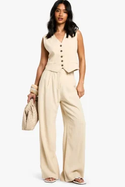 Pantalon Large Essentiel Aspect Lin Coupe Petite