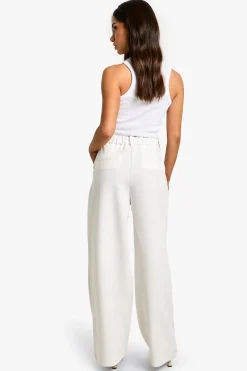 Pantalon Large Essentiel Taille Haute Petite