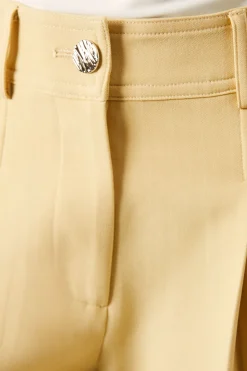 Pantalon Large à Fines Rayures Petite