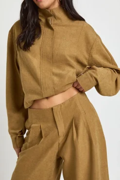 boohoo Pantalon Large À Finition Pêche<Femme Pantalons