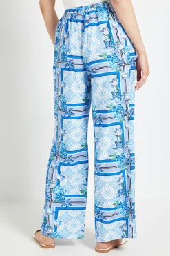 Wallis Pantalon Large À Imprimé Tropical<Femme Pantalons