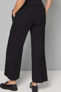 Pantalon Large Intelligent Noir Petite Taille