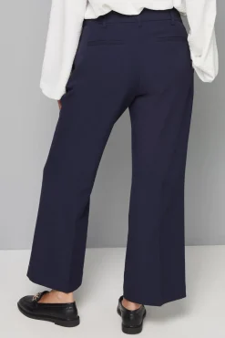 Wallis Pantalon Large Intelligent Petite Navy<Femme Pantalons
