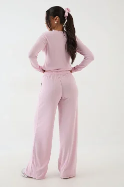 DSGN Studio Pantalon Large À Maille Pointelle<Femme Dsgn Studio|Pyjamas
