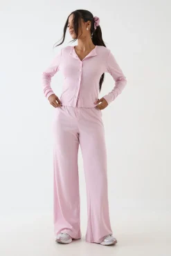 DSGN Studio Pantalon Large À Maille Pointelle<Femme Dsgn Studio|Pyjamas