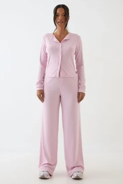 DSGN Studio Pantalon Large À Maille Pointelle<Femme Dsgn Studio|Pyjamas