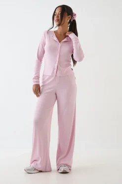 DSGN Studio Pantalon Large À Maille Pointelle<Femme Dsgn Studio|Pyjamas