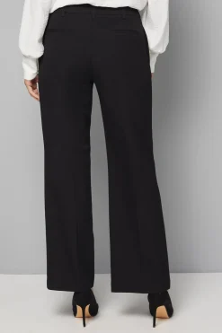 Pantalon Large Noir Élégant