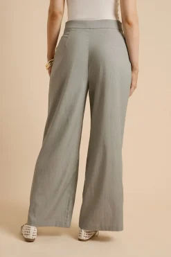 Pantalon Large À Pinces