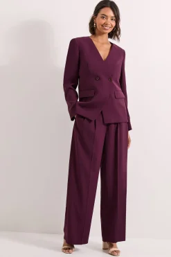 Pantalon Large à Plis