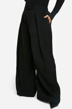 boohoo Pantalon Large À Plis Décontracté<Femme Pantalons