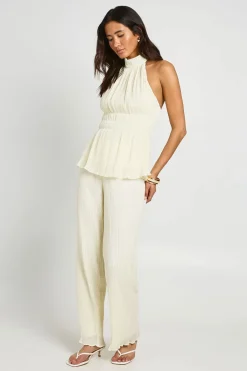 boohoo Pantalon Large Plissé<Femme Pantalons