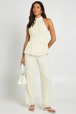 boohoo Pantalon Large Plissé<Femme Pantalons