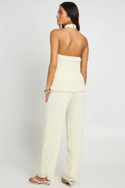 boohoo Pantalon Large Plissé<Femme Pantalons