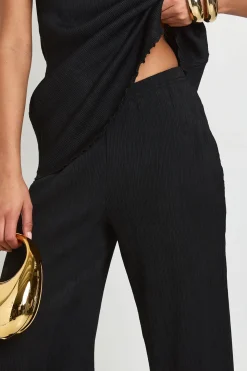Pantalon Large Plissé