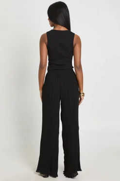 boohoo Pantalon Large Plissé<Femme Pantalons