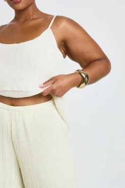 boohoo Pantalon Large Plissé Grande Taille<Femme Pantalons