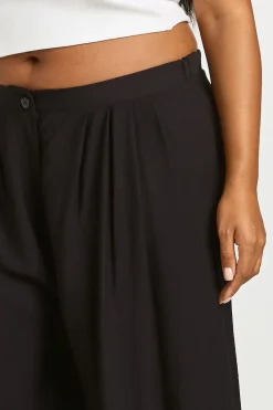 boohoo Pantalon Large Plissé Grande Taille<Femme Pantalons