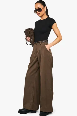 Pantalon large plissé sur mesure