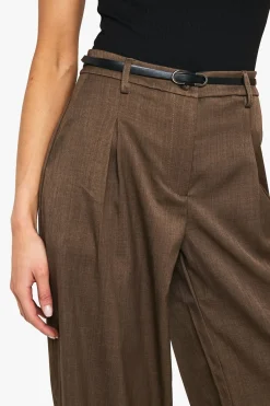 Pantalon large plissé sur mesure