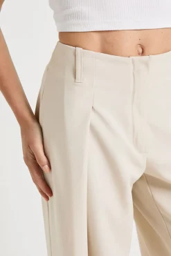 Pantalon Large Plissé Tissé Petite