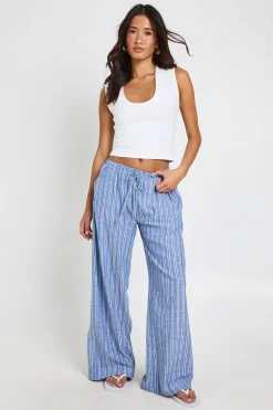 boohoo Pantalon Large À Rayures<Femme Pantalons