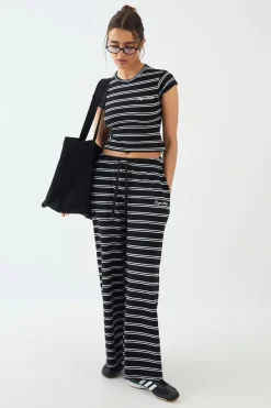 Pantalon Large à Rayures DSGN Studio