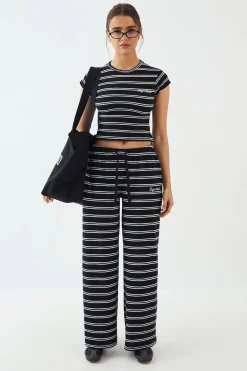 Pantalon Large à Rayures DSGN Studio