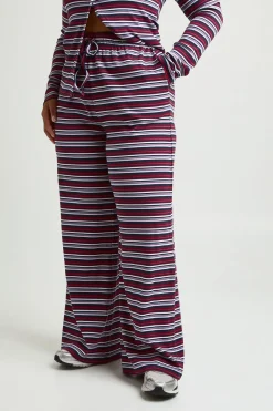 boohoo Pantalon Large À Rayures Grande Taille<Femme Pantalons