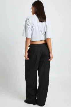 boohoo Pantalon Large Taille Ajustable Coupe Tailleur<Femme Pantalons
