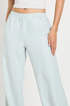 Pantalon Large À Taille Coulissée