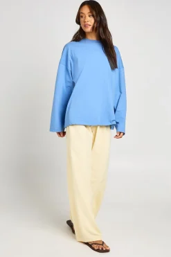 Pantalon Large Taille Haute Avec Cordon De Serrage Pour Grandes Tailles
