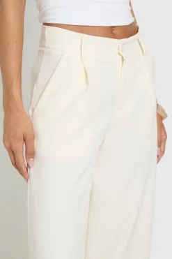 Pantalon Large Taille Haute Coupe Ajustée Tall