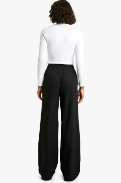 boohoo Pantalon Large Taille Haute À Cordon De Serrage Coupe Ajustée Tall<Femme Pantalons|Tailleurs