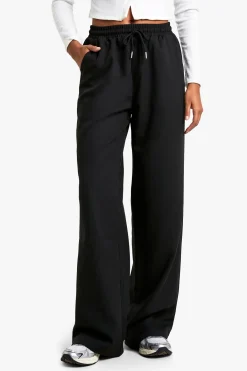 boohoo Pantalon Large Taille Haute À Cordon De Serrage Coupe Ajustée Tall<Femme Pantalons|Tailleurs