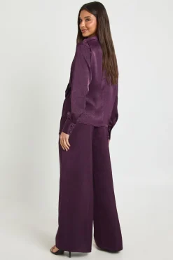 boohoo Pantalon Large à Taille Élastique<Femme Pantalons