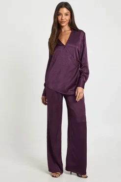 boohoo Pantalon Large à Taille Élastique<Femme Pantalons