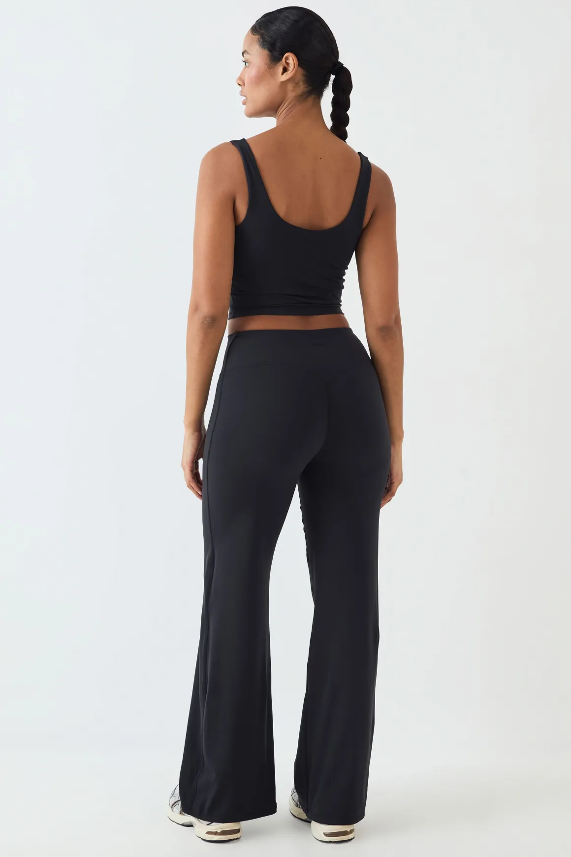 Pantalon Large Taille Moyenne Soft Luxe Dsgn Studio