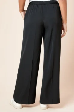 Pantalon Large à Taille Nouée
