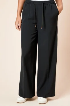 Pantalon Large à Taille Nouée
