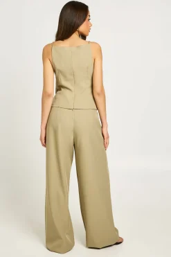 Pantalon Large Tailleur