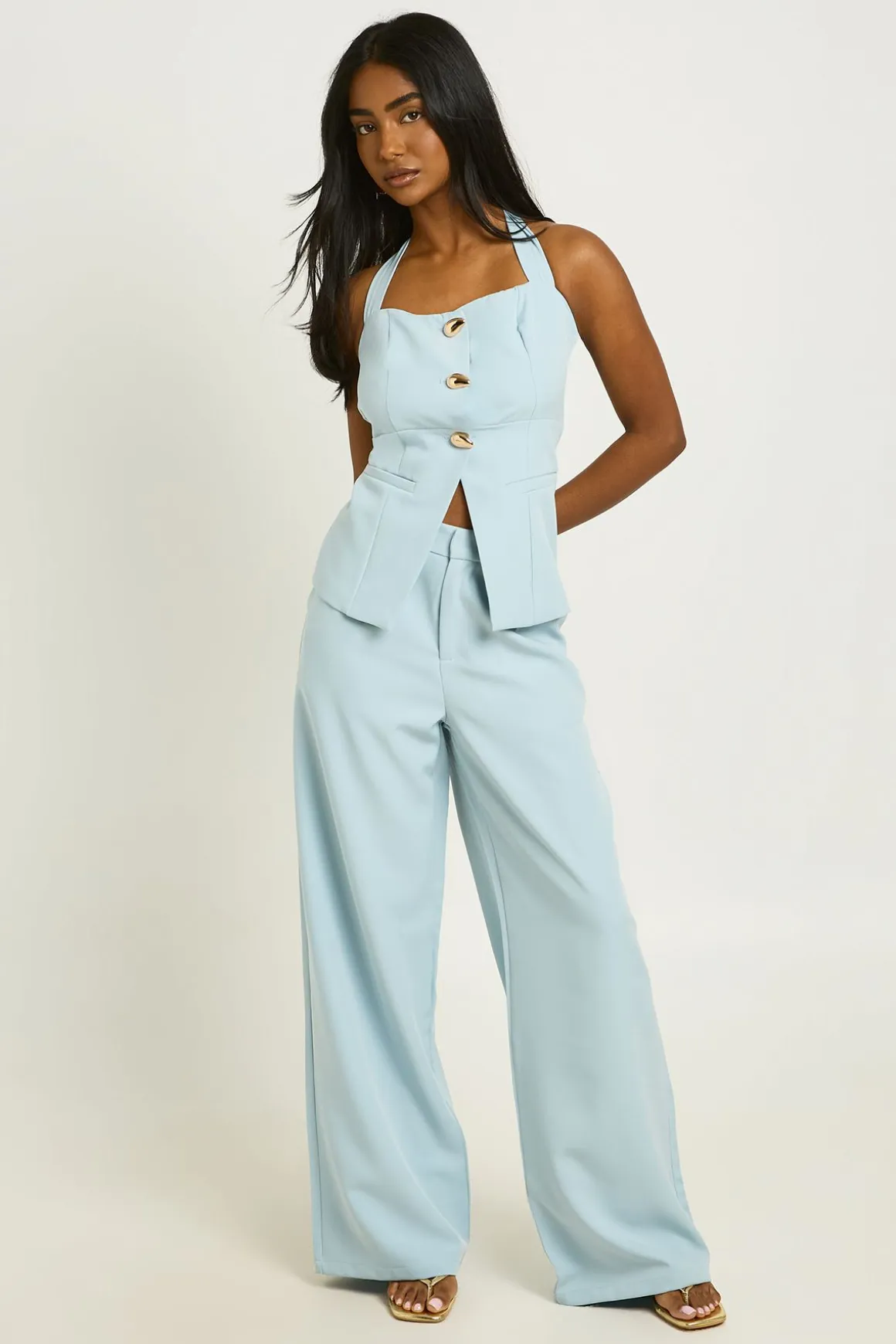 Pantalon Large Tailleur