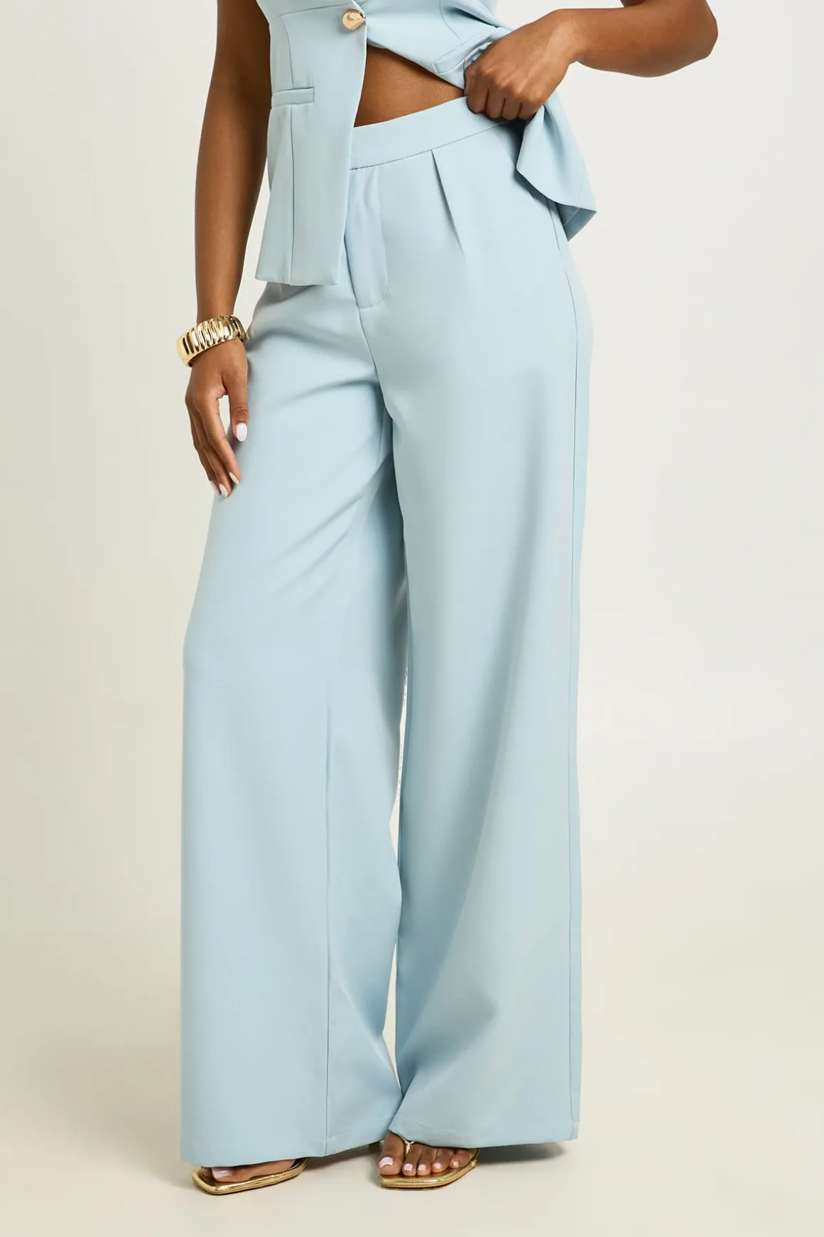 Pantalon Large Tailleur