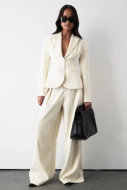 boohoo Pantalon Large Tailleur<Femme Pantalons