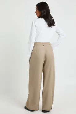 Pantalon Large Tailleur Basiques Boohoo Petite